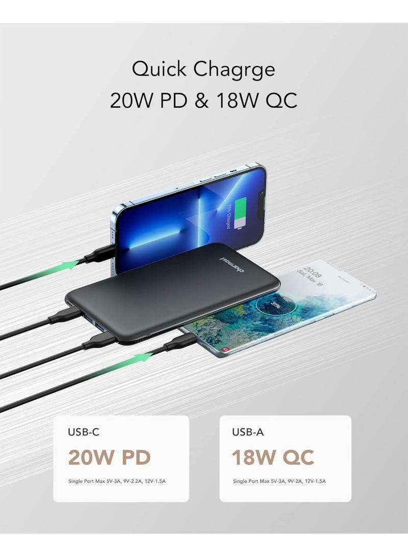 Charmast Power Delivery Power Bank 26800mAh, PD Power Bank, 20W USB C Portable Charger Quick Charge 3.0 Battery Pack Compatible with MacBook/New Type-C MacBook Air/IPad Pro, IPhone,Switch - Image 3