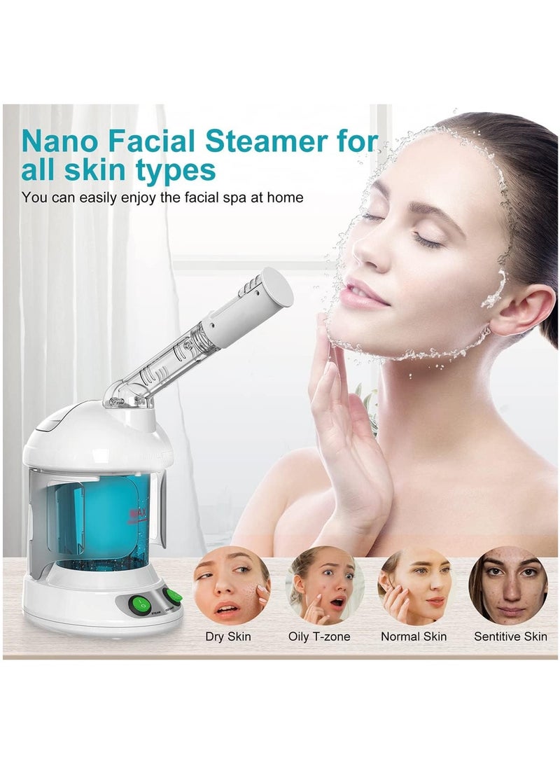 general Facial Steamer - Ozone Steamer with 360° Swivel Arm - 40 Minute Steam Time - Humidifier - Unclogging Pores - Blackheads - Portable Facial Steamer for personal care, use at home or in the salon - Image 3