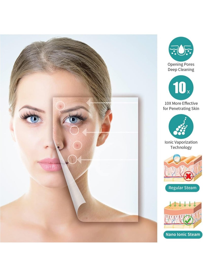 general Facial Steamer - Ozone Steamer with 360° Swivel Arm - 40 Minute Steam Time - Humidifier - Unclogging Pores - Blackheads - Portable Facial Steamer for personal care, use at home or in the salon - Image 5