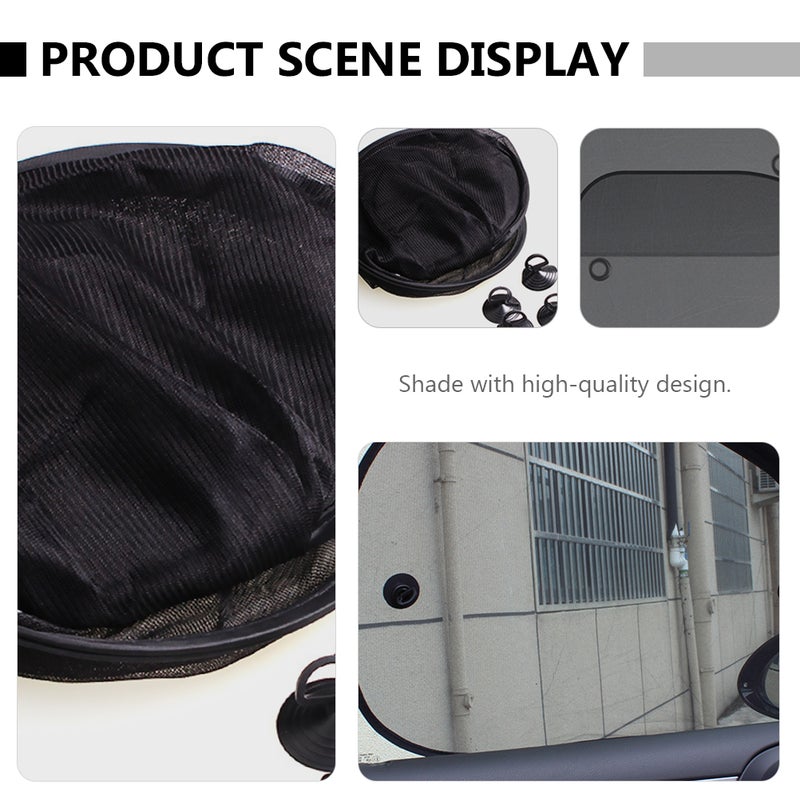Universal Car Window Protective Covers (Black) - Image 5