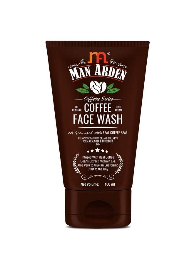 Man Arden - Coffee Face Wash No Parabens Sulphate Silicones 100Ml - Image 1