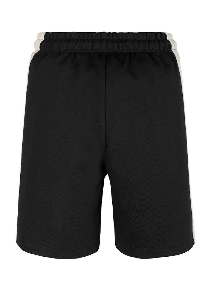 Calvin Klein Jeans - Boys' Relaxed Colourblock Jogging Shorts - Cotton, Black - Image 1