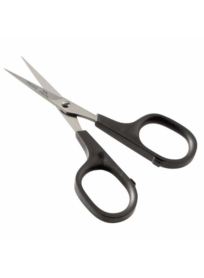 Mehaz Precision Cut Stainless Steel Scissors to trim nails, brows, facial hair and split ends - Image 1
