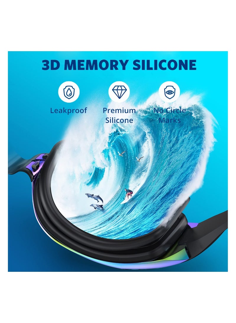 Generic Swim Goggles, Swimming Goggles No Leaking Adult Men Women Youth - Image 4