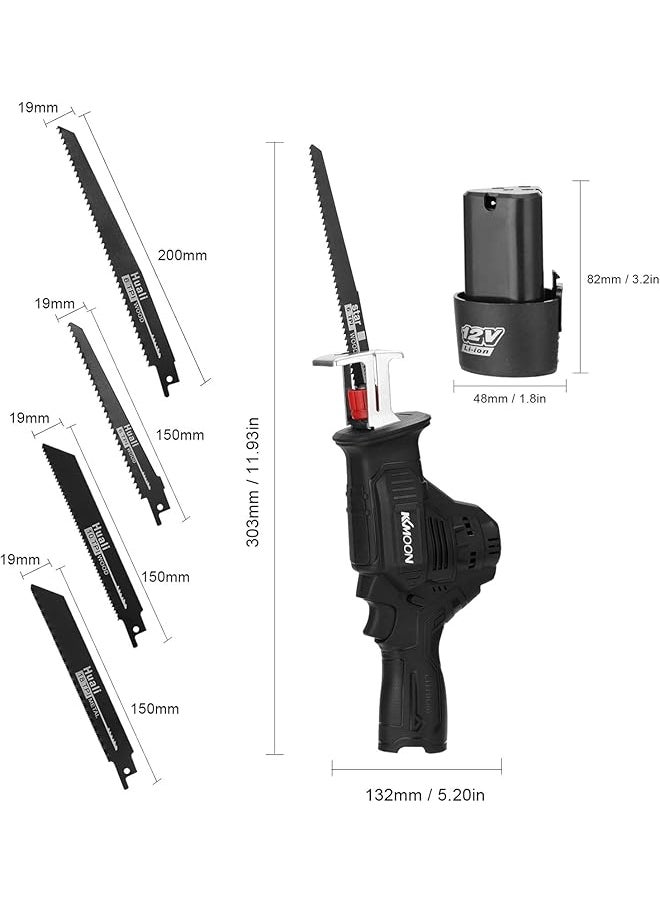 Decdeal - Portable Multifunctional Reciprocating Saws Outdoor Saber Saw Electric Power Tools For Cutting Wood Iron Sheet Plastics - Image 1