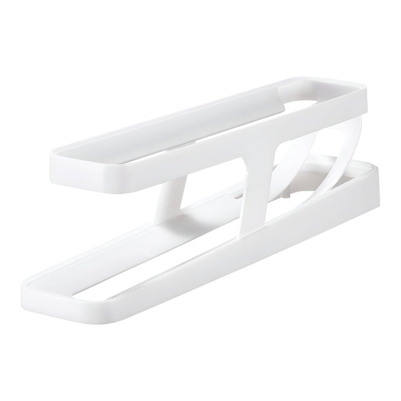 Egg Storage Solution - Rotating Refrigerator Egg Holder with Clear Design and Secure Cover to Keep Eggs Fresh and Organized (piece-1)