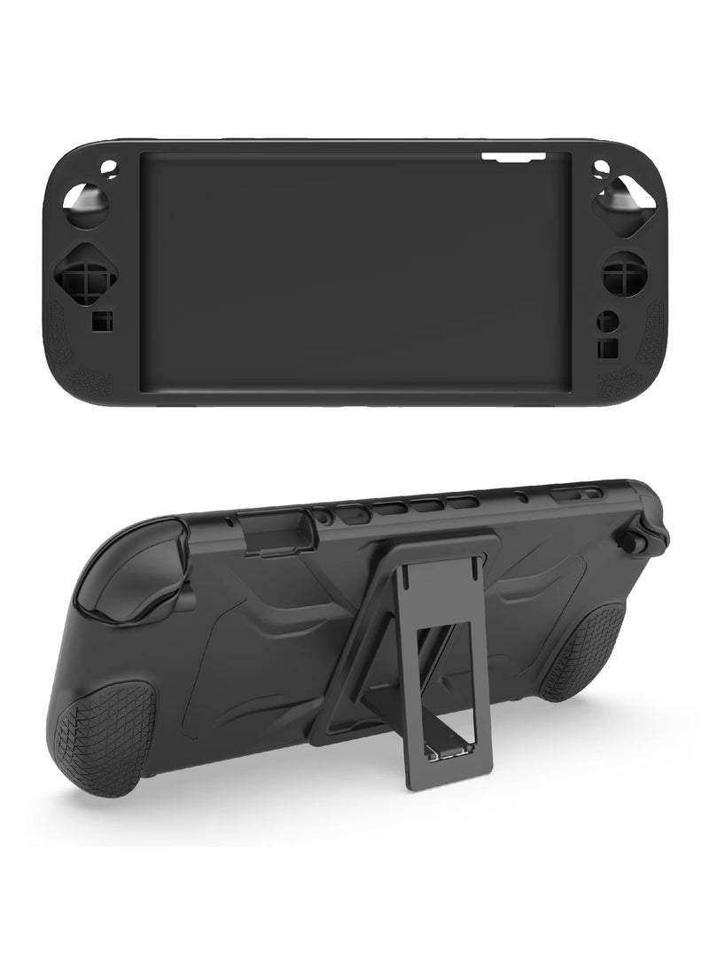 نينتندو Switch 2 تبو 2025 8 بوصة واقية واقية من الصدمات سيليكون ABS حالة واقية من السقوط و الخدش حزام قوس ينطبق على نينتندو متوافقة Switch 2 - Image 1