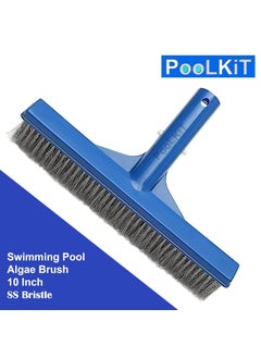 PooLKiT PooLKiT Swimming Pool Vacuum Hose Pipe 9 Meter 9 Mtrs30 Feet Swimming Pool Vacuum Head 18 inch Swimming Pool Vacuum Head Cleaner Flexible Brush 14 inch Algae Brush 10 Inch Wall Brush 10 Inch  - Image 5