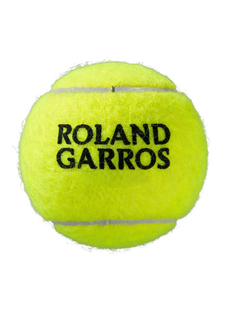 Wilson Yellow Roland Garros Clay Court Yellow Tennis Balls - 3 Ball Can  | Best Price UAE