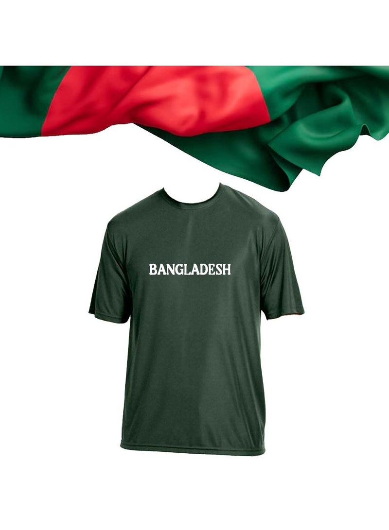 PRINTSHOP4ME Bangladesh Unisex Sports Dry-Fit Jersey - Perfect for Bangladesh Cricket Fans and Cricket Lovers - Comfortable Bangladesh Jersey - Image 2