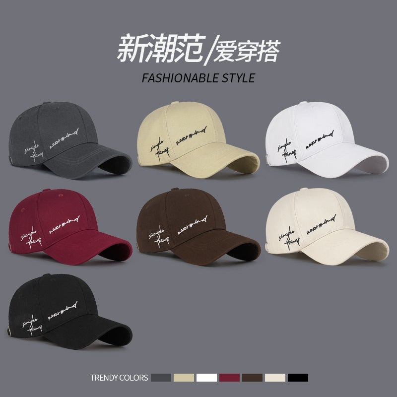 قبعة بيسبول مزينة بحروف للجنسين باللون البني - Image 4