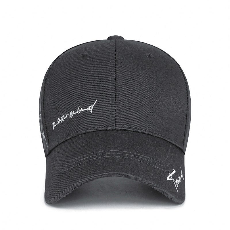 قبعة بيسبول مزينة بحروف للجنسين باللون البني - Image 5