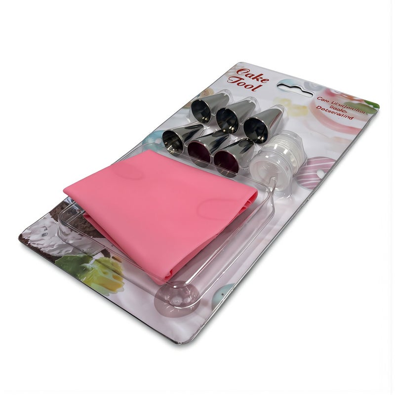 Piping Tip Bag Set Small Size Pastry Baking Supplies for Women Cafe Trainee Pastry Chef - Image 3