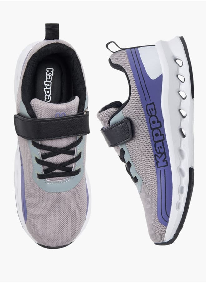 Kappa Girls Logo Detail Sports Shoes With Hook And Loop Closure  - Image 2