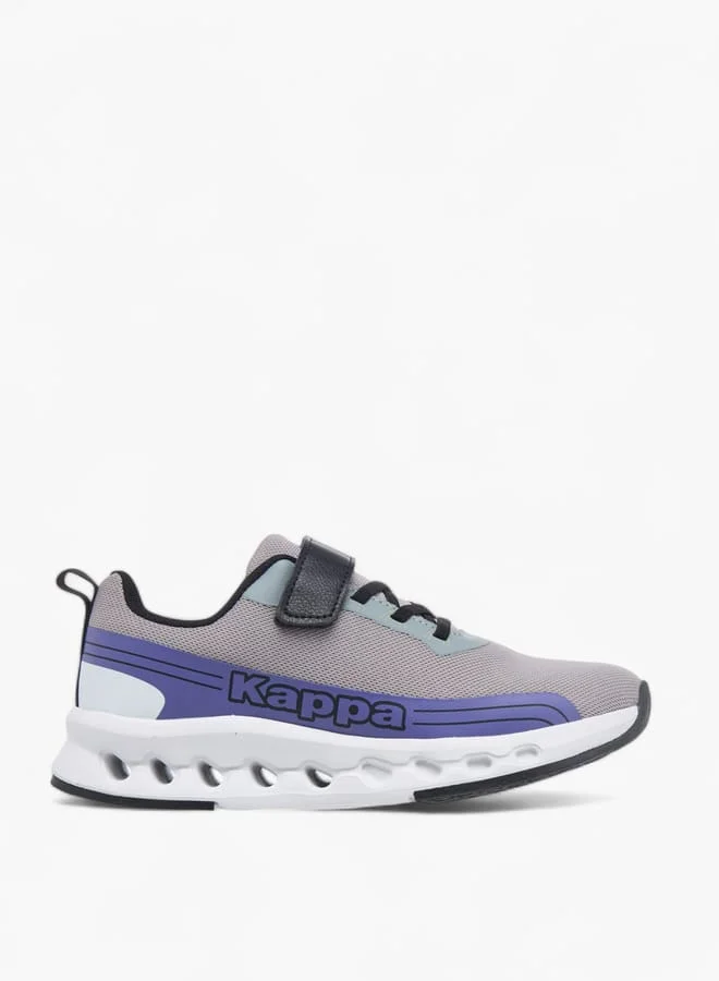 Kappa Girls Logo Detail Sports Shoes With Hook And Loop Closure