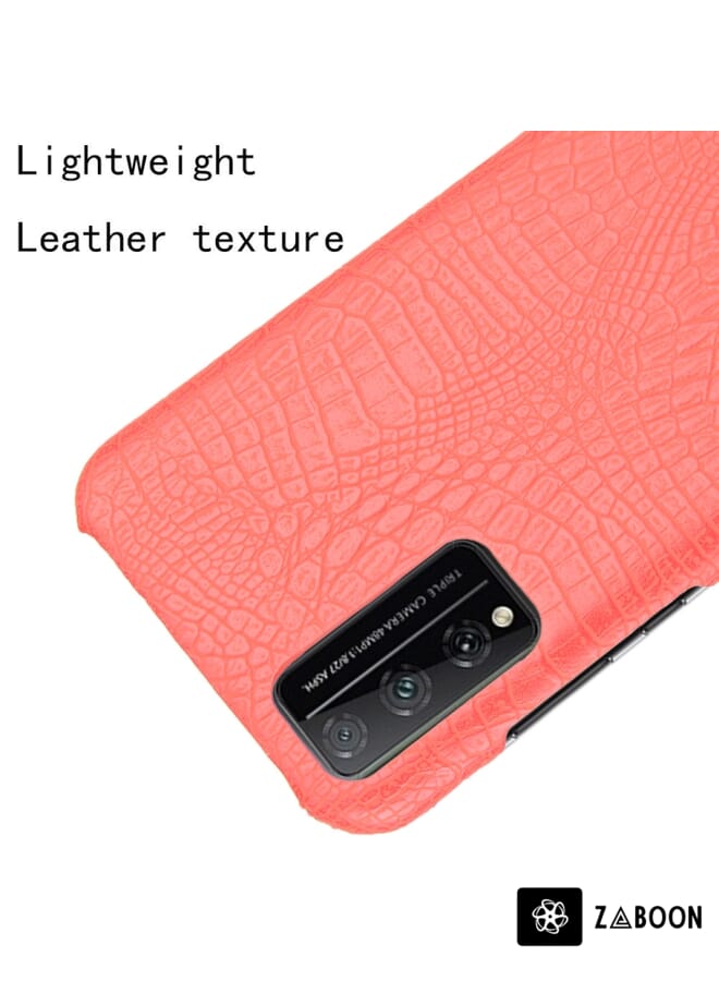 Zaboon Protective Case Cover For Huawei Honor Play 4T Pro Shockproof Crocodile Texture PC + PU Case - Image 4
