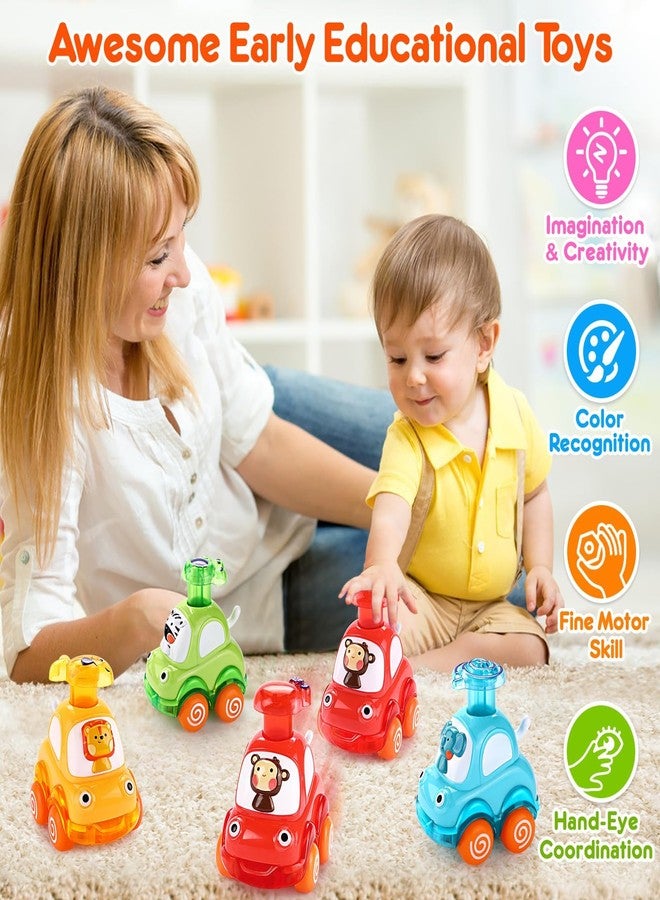Palmatte Cars Toys for 1 Year Old Boy Birthday Gift: Press and Go Toys Cars for Toddlers 1-3 Baby Toys 12-18 Months Toddler Toys Age 1-2 One Year Old Boy Toys First Birthday Gifts for 1-3 Year Old Boys Girls - Image 3