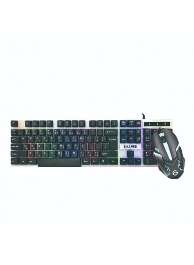 APES Gaming Keyboard and Mouse Combo - Image 1