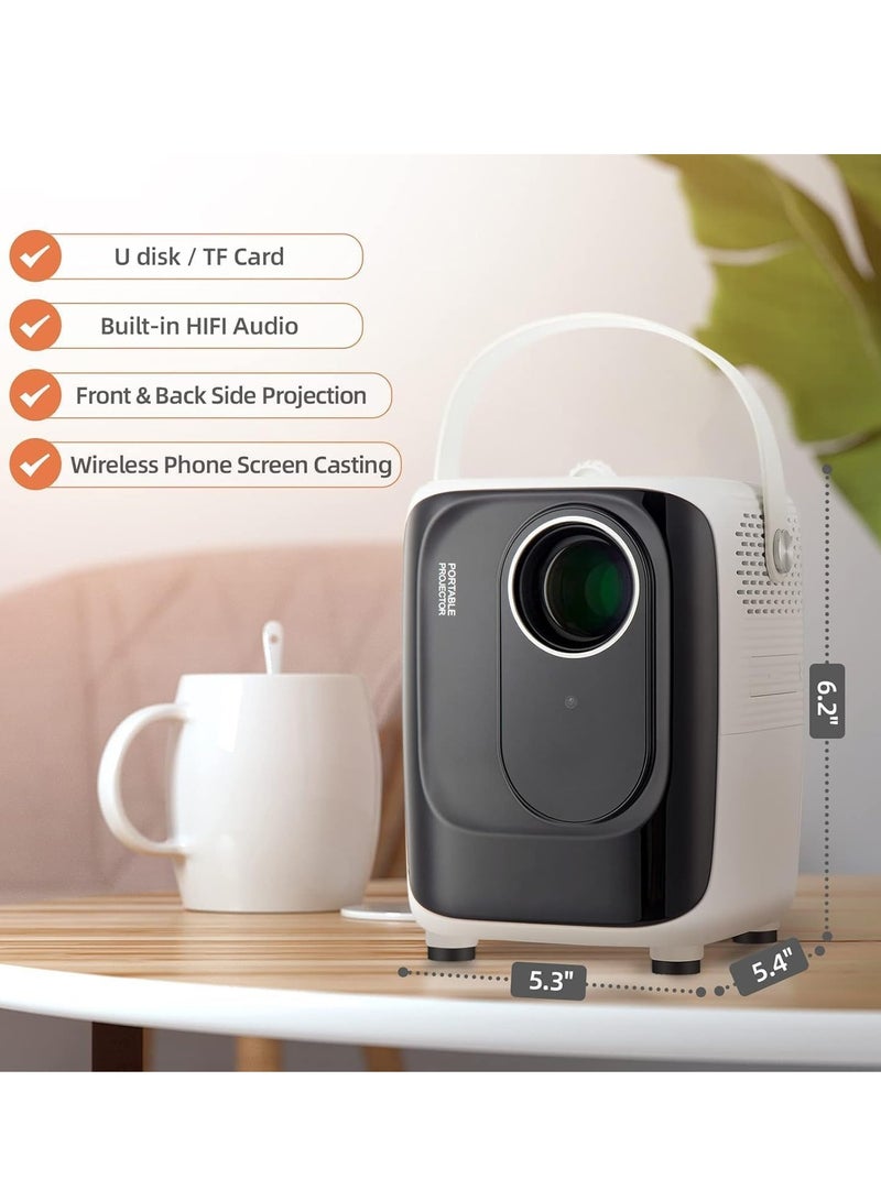 ELTRAZONE 1920x1080P Mini Projector S10: Portable, 5G WiFi, Bluetooth Connectivity, and USB/SD Support - Image 3