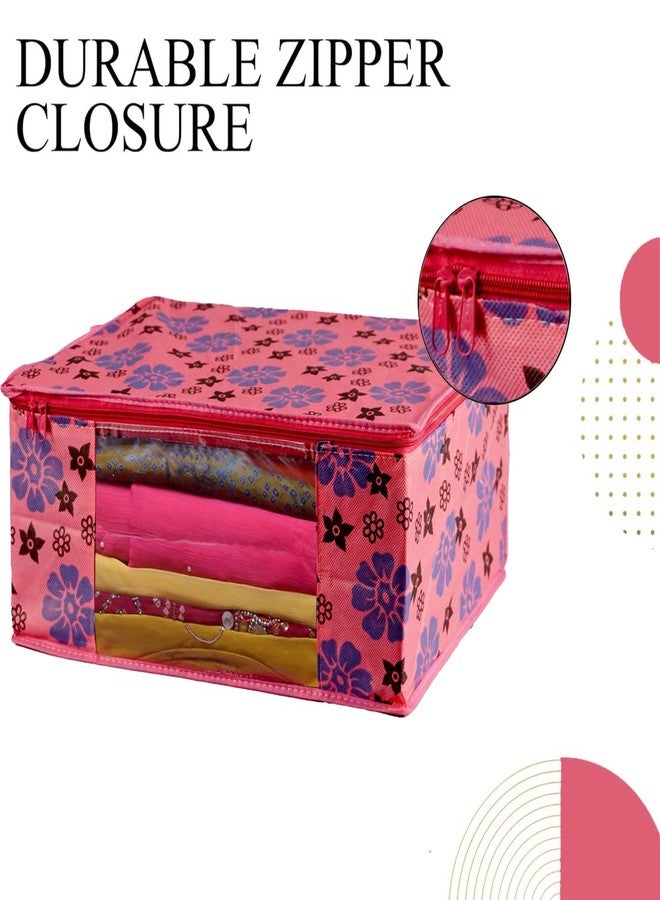SHAPING FABRIC طقم غطاء ساري من قماش التشكيل، قطعة واحدة، منظم ملابس من قماش غير منسوج للخزانة مع نافذة شفافة وحقيبة تخزين ملابس بسحاب مزدوج، غطاء ملابس SF_XL_SC_CC_XPID1598426731598947 - Image 5
