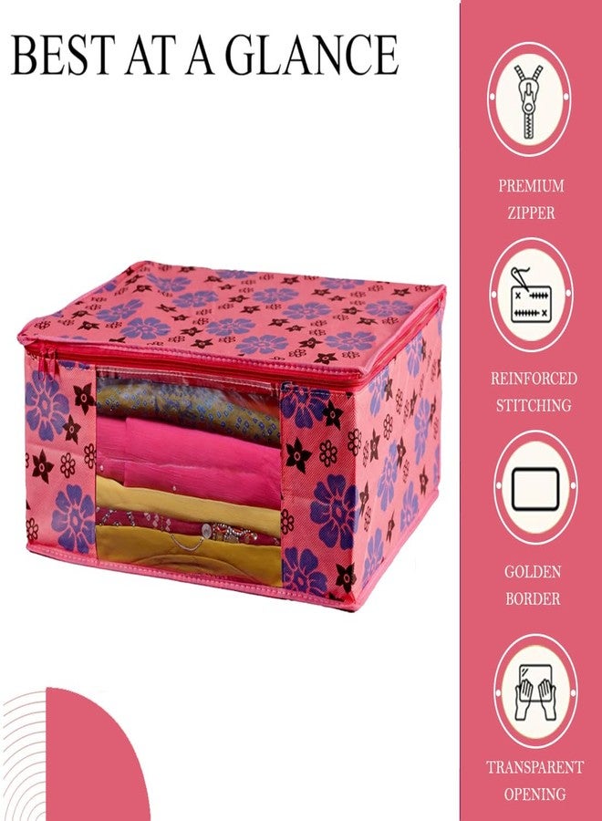 SHAPING FABRIC طقم غطاء ساري من قماش التشكيل، قطعة واحدة، منظم ملابس من قماش غير منسوج للخزانة مع نافذة شفافة وحقيبة تخزين ملابس بسحاب مزدوج، غطاء ملابس SF_XL_SC_CC_XPID1598426731598947 - Image 4
