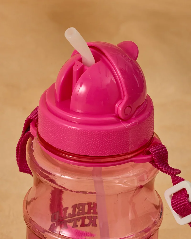 REDTAG Pink Hello Kitty Transparent Water Bottle