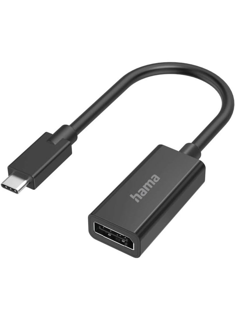 هاما محول فيديو هاما، قابس USB-C - منفذ DisplayPort، دقة فائقة الوضوح 4K - Image 1