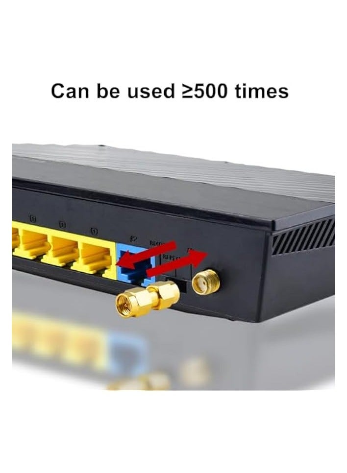 erorex [2+2]PCS SMA Male to SMA Male and SMA Female to SMA Female Connector SMA Coupler Adapter Converter for Antenna, Radio, WiFi - Image 5