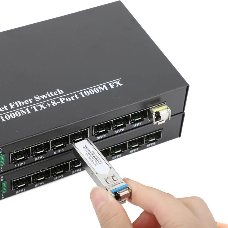 1Pair Gigabit Fiber SFP Module 1000M SC/LC 1.25G 1310nm/1550nm Single Mode A+B Fiber Module Fit(LC 40KM) - Image 3