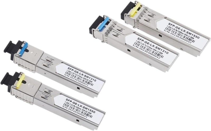 1Pair Gigabit Fiber SFP Module 1000M SC/LC 1.25G 1310nm/1550nm Single Mode A+B Fiber Module Fit(LC 40KM) - Image 1