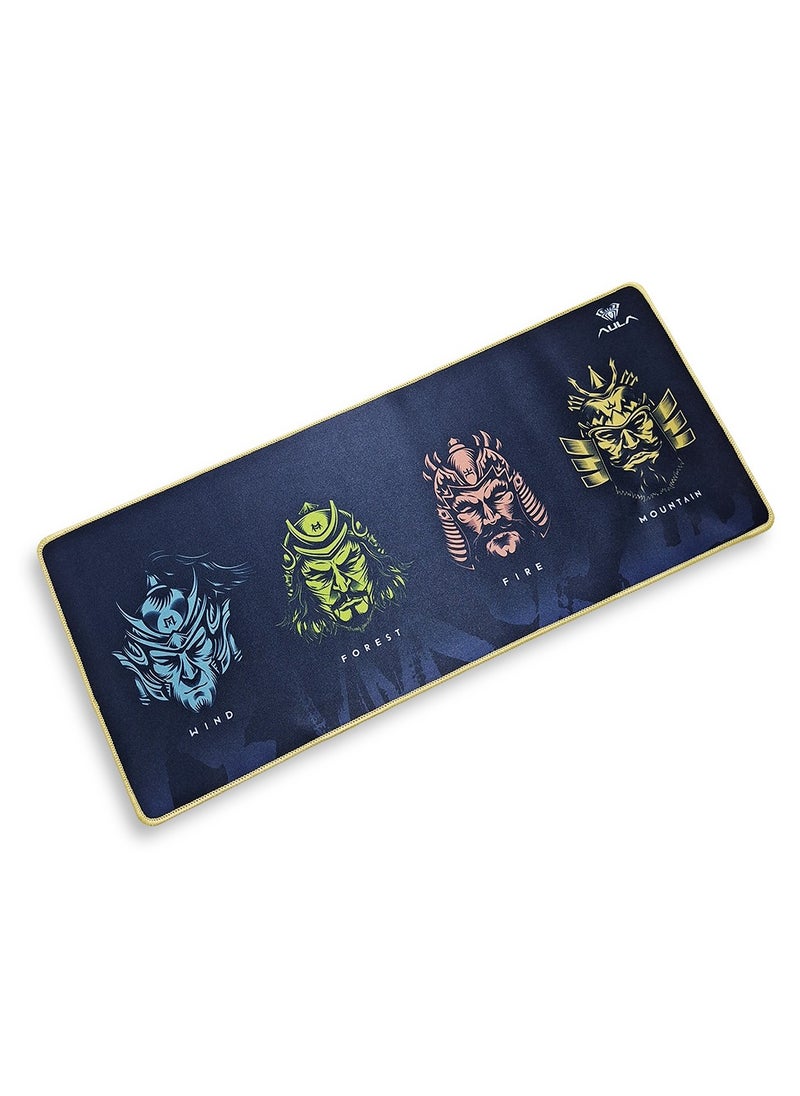 Generic Gaming Mouse Pad , samurai Theme ( 70cmx30cmx2mm ), HD Printing Style Desk Mat, Mouse and Keyboard Pad Extended, Waterproof Fabric Surface Mouse Pads for Desk, Anti-Slip Rubber Base  - Image 2