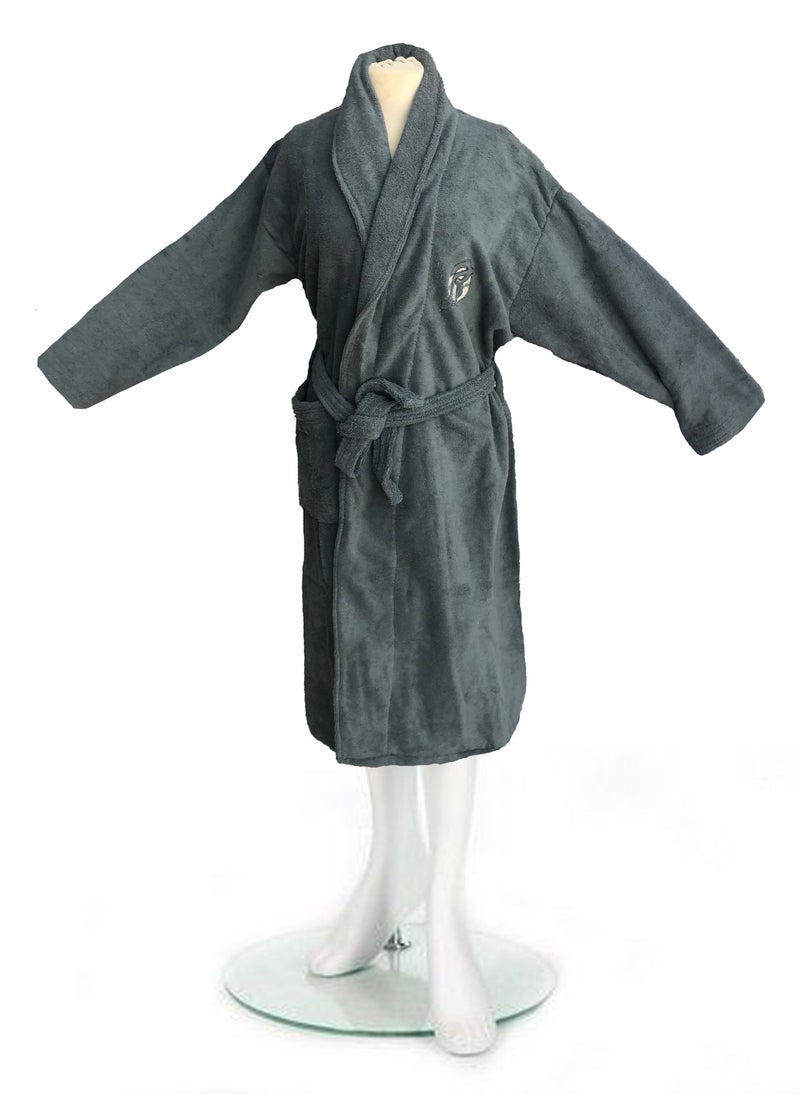 Banotex - Cotton bathrobe with a pocket for unisex, 100% Egyptian cotton, ultra-soft, highly water-absorbent, color-fast and modern, ideal for daily use, resorts and spas. L - Image 1