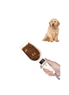 Pet Food Measuring Scoop Scale, Pet Food Digital Weighing Spoon, Precise Dog Food Electronic Scooper with LCD Display, Multi-Function Spoon Scale for Coffee Baking Cooking Kitchen Pets Food