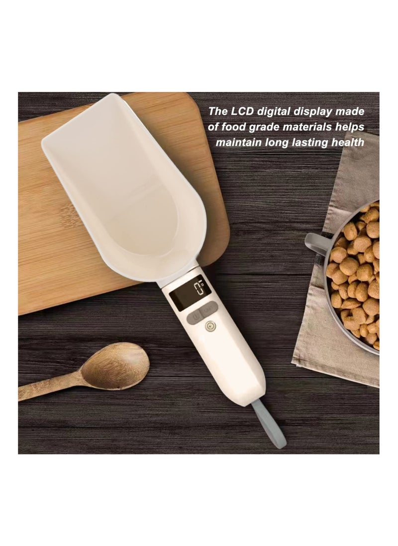 SYOSI - Pet Food Measuring Scoop Scale, Pet Food Digital Weighing Spoon, Precise Dog Food Electronic Scooper with LCD Display, Multi-Function Spoon Scale for Coffee Baking Cooking Kitchen Pets Food - Image 1