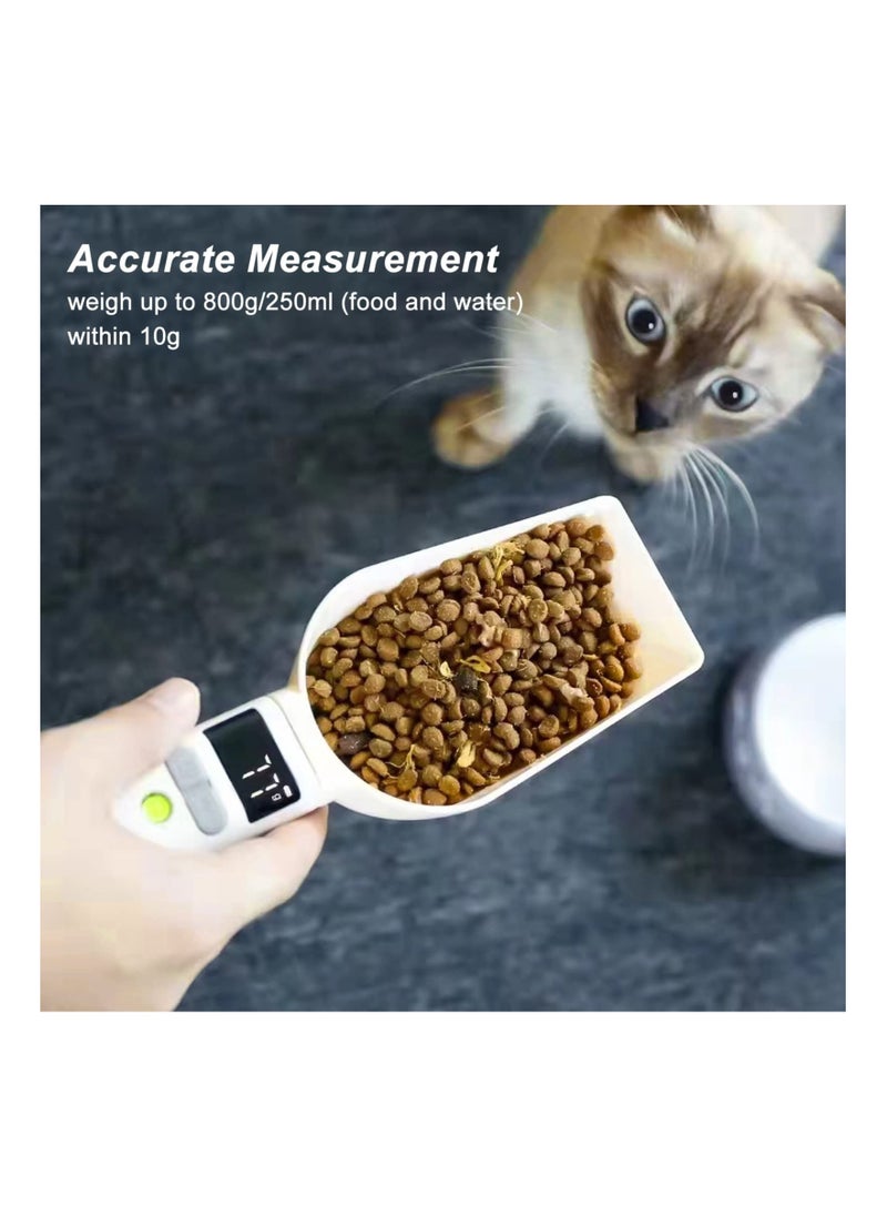SYOSI - Pet Food Measuring Scoop Scale, Pet Food Digital Weighing Spoon, Precise Dog Food Electronic Scooper with LCD Display, Multi-Function Spoon Scale for Coffee Baking Cooking Kitchen Pets Food - Image 1