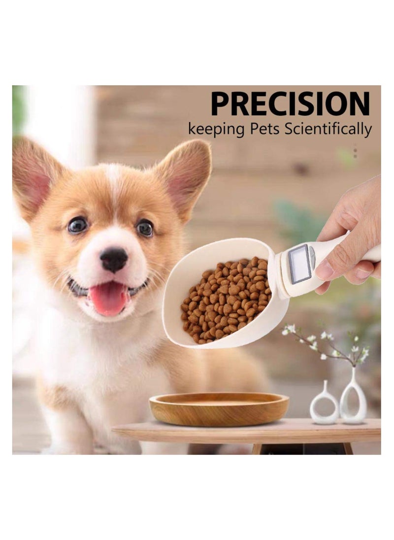 SYOSI - Pet Food Measuring Scoop Scale, Pet Food Digital Weighing Spoon, Precise Dog Food Electronic Scooper with LCD Display, Multi-Function Spoon Scale for Coffee Baking Cooking Kitchen Pets Food - Image 1