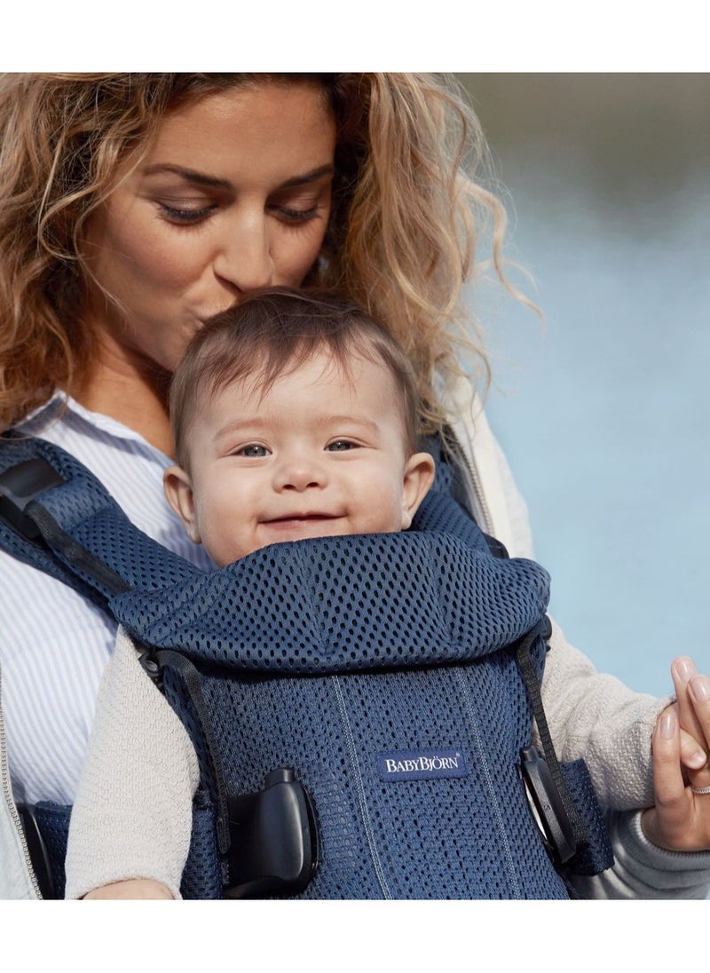 BABYBJORN Baby 3D Mesh Carrier One Air Navy Blue  - Image 5