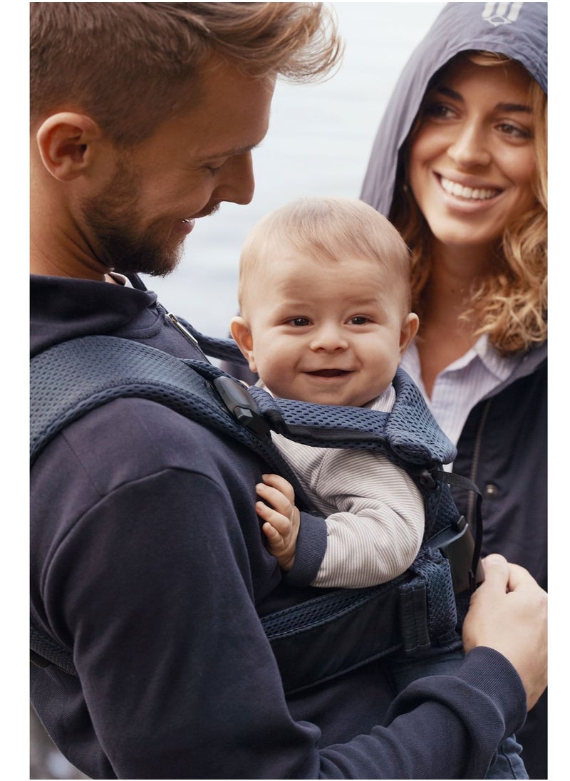 BABYBJORN Baby 3D Mesh Carrier One Air Navy Blue  - Image 4