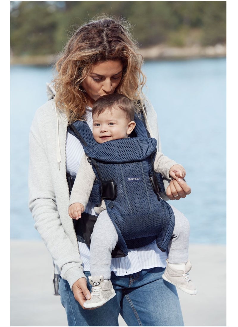 BABYBJORN Baby 3D Mesh Carrier One Air Navy Blue  - Image 2