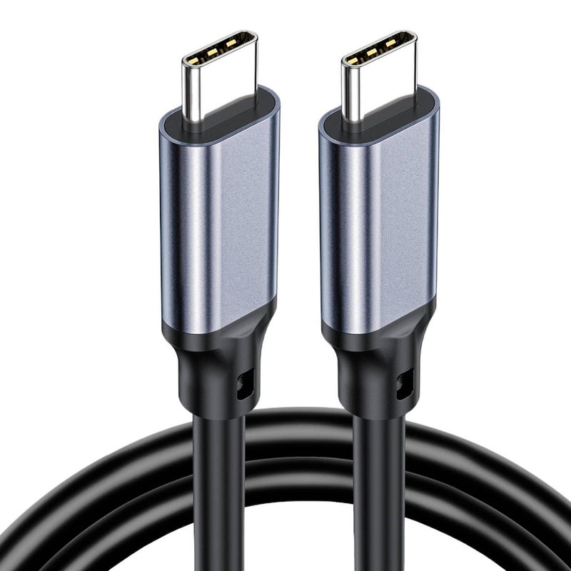 كابل HDMI بقدرة 240W PD وبموصل HDMI وبموصل USB-C لـ شحن الهاتف والتابلت ونقل البيانات واستخدام المحولات والإعداد المكتبي والحمل أثناء السفر - Image 5