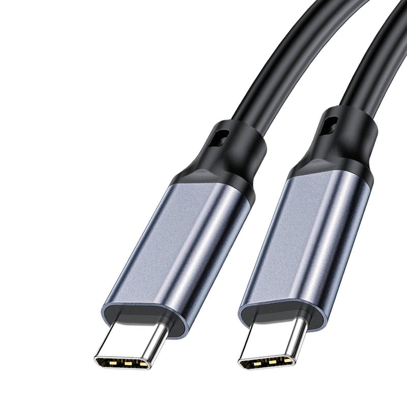 كابل HDMI بقدرة 240W PD وبموصل HDMI وبموصل USB-C لـ شحن الهاتف والتابلت ونقل البيانات واستخدام المحولات والإعداد المكتبي والحمل أثناء السفر - Image 1