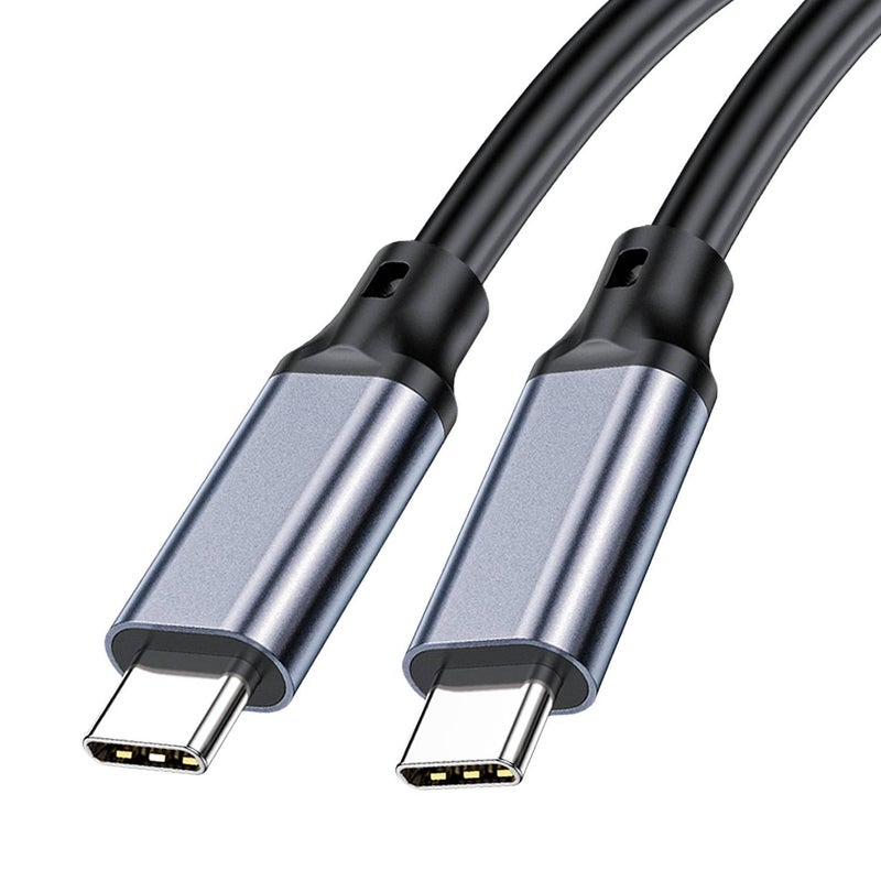 كابل HDMI بقدرة 240W PD وبموصل HDMI وبموصل USB-C لـ شحن الهاتف والتابلت ونقل البيانات واستخدام المحولات والإعداد المكتبي والحمل أثناء السفر - Image 3