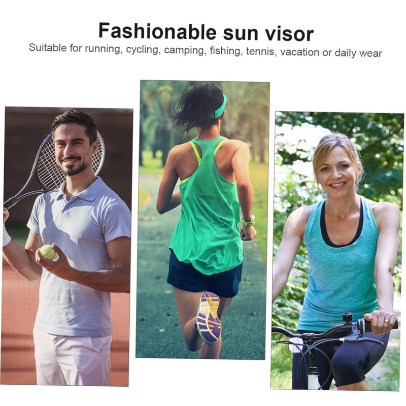 Breathable Sun Visor Cap UV Protection Outdoor Sports Hat for Men and Women - Image 4