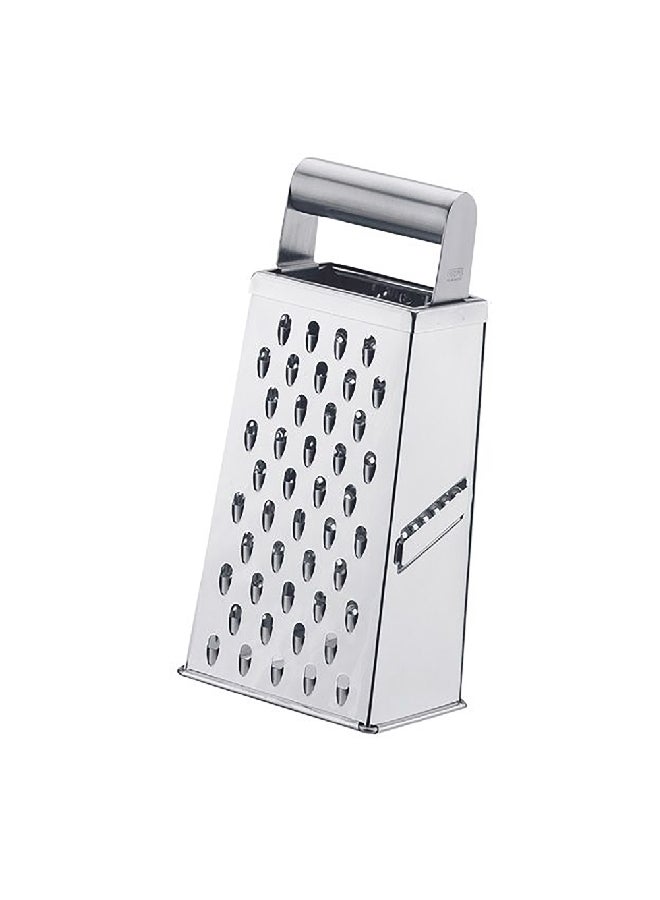 GEFU Cubo Dual Side Blade Four Way Grater Silver 8.5 x 24 x 10.9 cm 10750