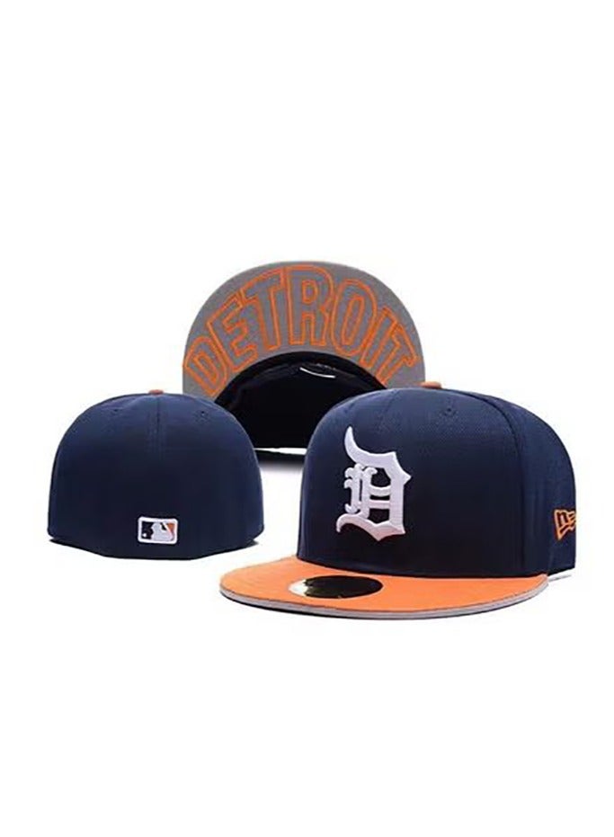 NEW ERA Detroit Color - Block Flat - Brim Baseball Cap, 57.7cm