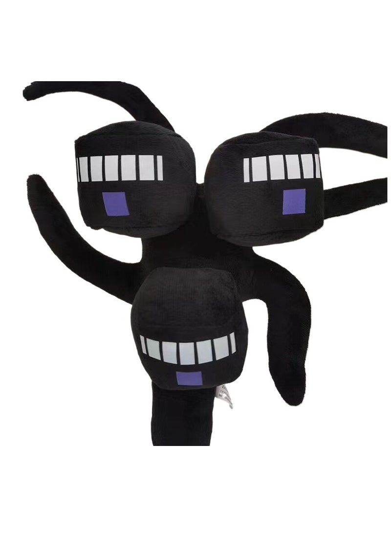 Plush Toy, 30cm Black Plush Figure, Kawaii Cuddly Toy, Stuffed Toy, Game Theme Character Dolls, for Children, Boys and Girls, Decor-Themed Birthday Party Supplies, for Playing, Collecting  Cuddling - Image 4