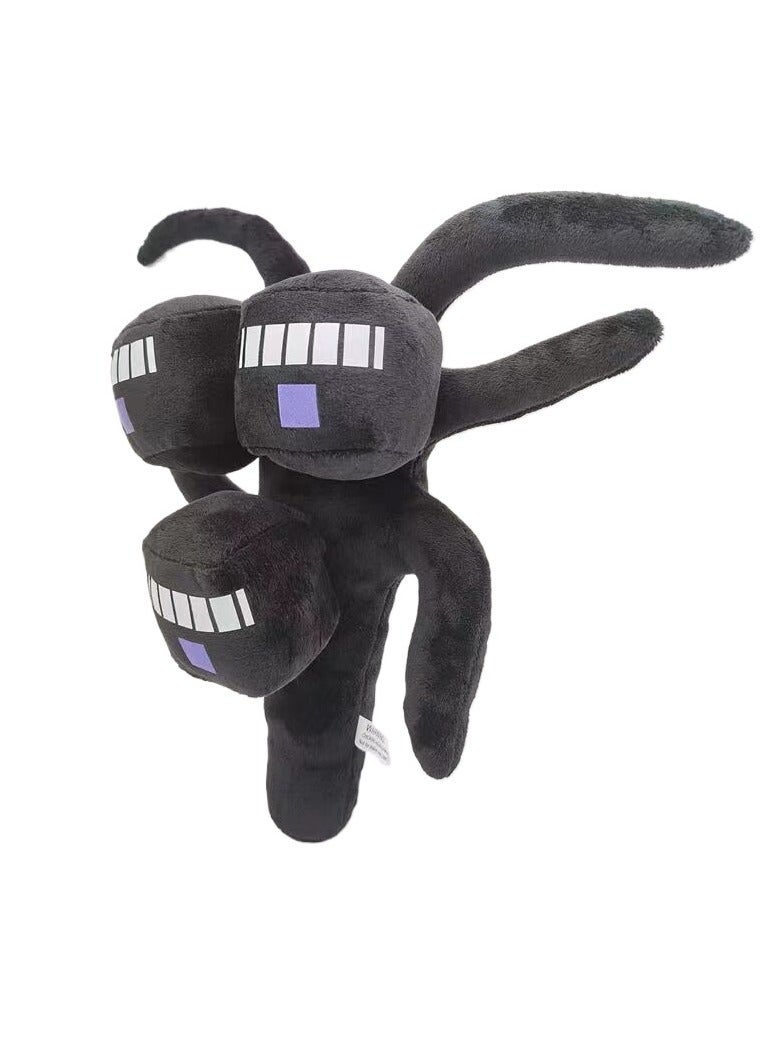 Plush Toy, 30cm Black Plush Figure, Kawaii Cuddly Toy, Stuffed Toy, Game Theme Character Dolls, for Children, Boys and Girls, Decor-Themed Birthday Party Supplies, for Playing, Collecting  Cuddling - Image 2