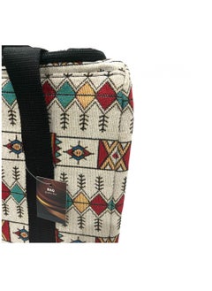 BASURRAH Canvas Bag Basket for Tea, Coffee and Dallah Thermos for Travel Beige Multicolor Random Selection  - Image 4