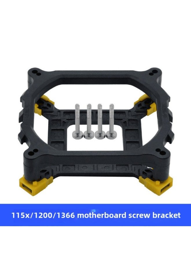 1700 1151 AMD4 1366 2011 X58 X79 CPU Fan Radiator Buckle Base Bracket-Color:115X 1366 Bracket With Back Plate - Image 1