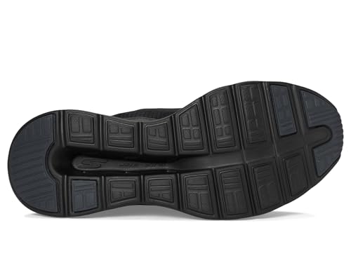 SKECHERS حذاء سكيشرز للرجال بدون أربطة - زاك، أسود/أسود، 7 - Image 4